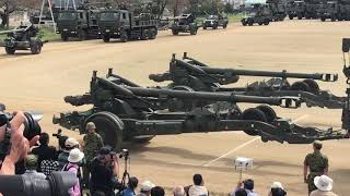 【車輌観閲】陸上自衛隊 日本原駐屯地 創設52周年記念日行事