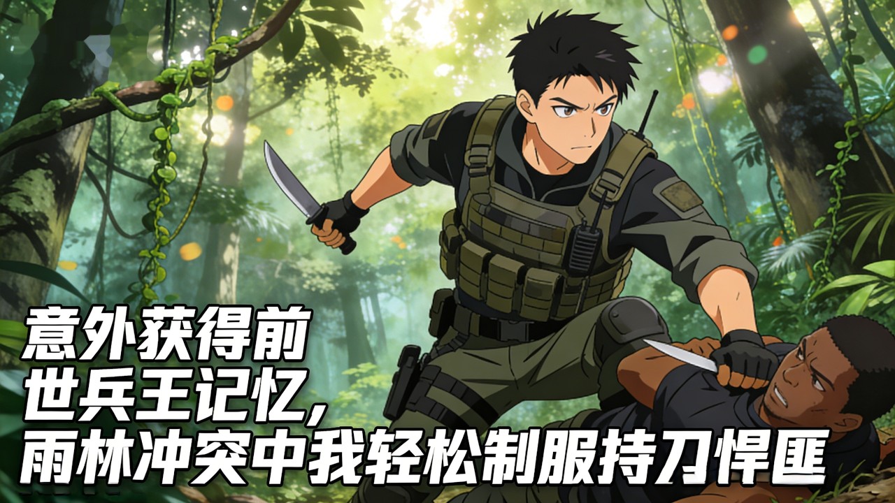 意外获得前世兵王记忆，雨林冲突中我轻松制服持刀悍匪。兵王记忆苏醒，格斗技巧碾压对手。#小說推薦 #小說 #動漫 #劇情 #漫畫