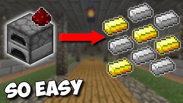 (1.17+) Simple AUTOMATIC SMELTER In Minecraft!!! - (Easy & Helpful Furnace Tutorial)