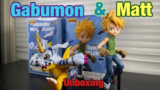 Estátua Banpresto Digimon Adventure - Matt & Gabumon