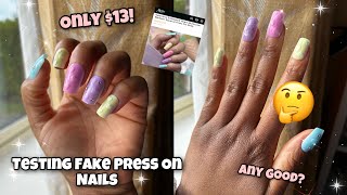 TESTING A $13 PRESS ON NAIL SET | *HONEST REVIEW* | BETTYCORA PRESS ON NAILS | ARE THEY ANY GOOD?