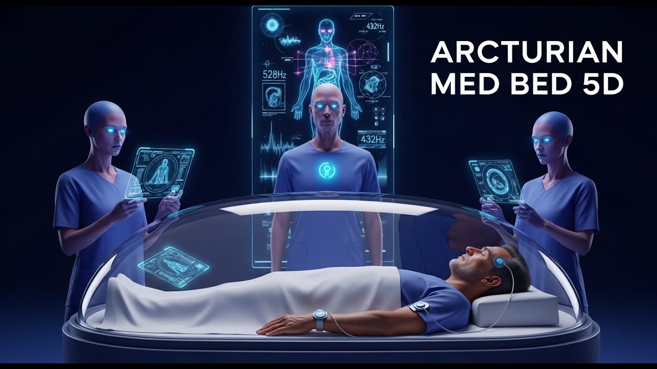 Arcturian Med Bed Healing | DNA Activation & Spiritual Renewal Through Galactic Technology