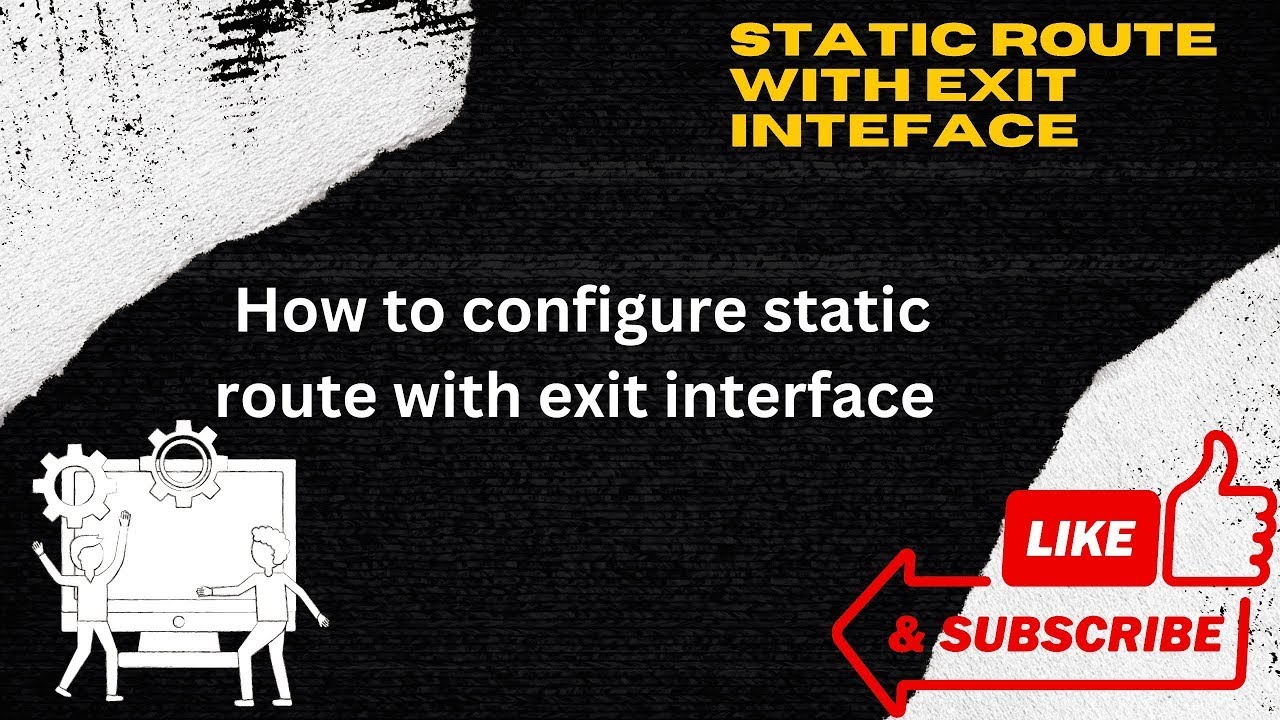 How to configure static route with exit interface | Static route | CCNP ...