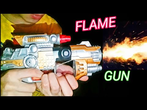 How to make a flame gun! - simple NERF gun flamethrower ?!?!