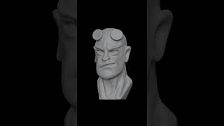 Hellboy 3D sculpting Timelapse zbrush. #reels #3d #zbrush Hellboy 3D sculpting Timelapse zbrush. #reels #3d #zbrush