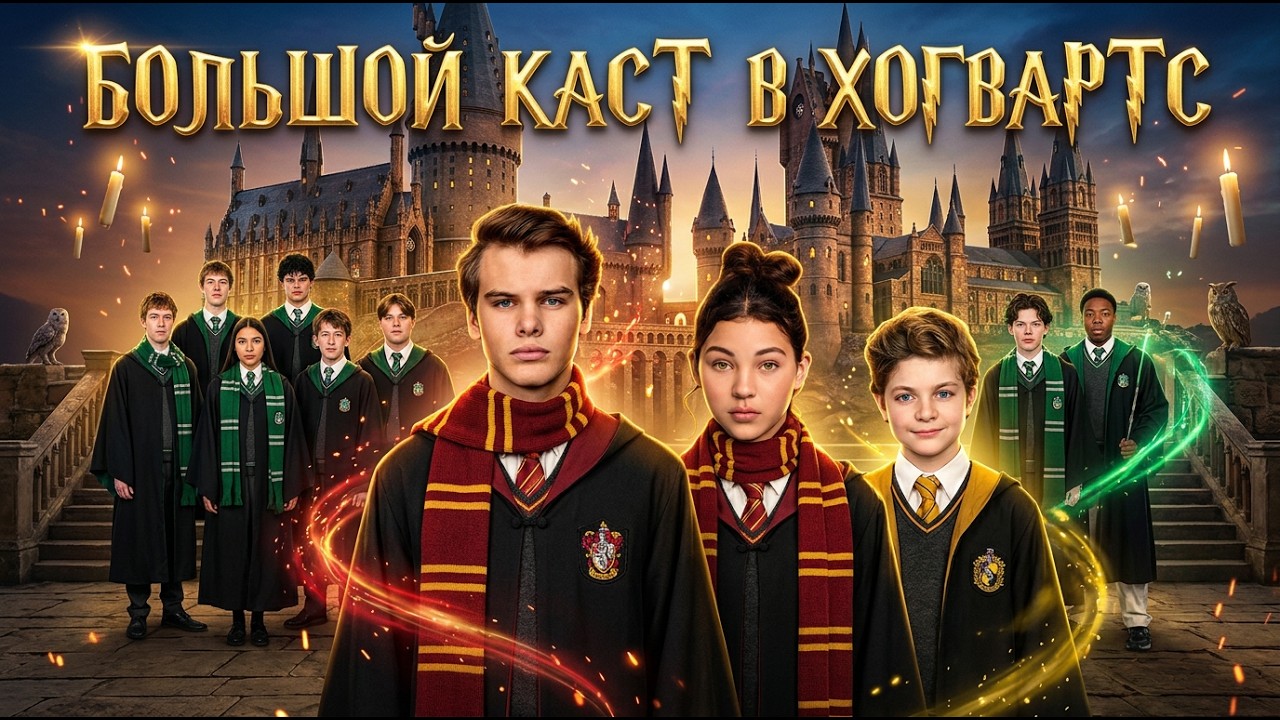🪄ГАРРИ ПОТТЕР и ОГРОМНЫЙ НОВЫЙ КАСТ - посиделки в стиле ХОГВАРТС