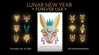 Lunar New Year: Year of the Rabbit Forever stamp