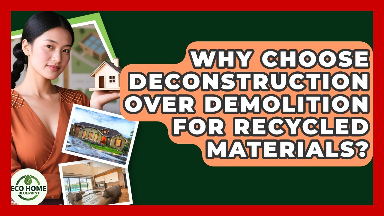 Why Choose Deconstruction Over Demolition For Recycled Materials? - Eco Home Blueprint