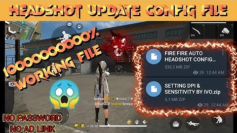 headshot_config_file video in tamil | freefire auto headshot script file antiban with proof in tamil