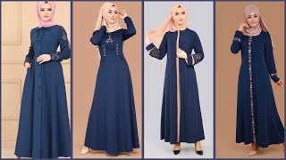 Latest Blue Abaya Designs