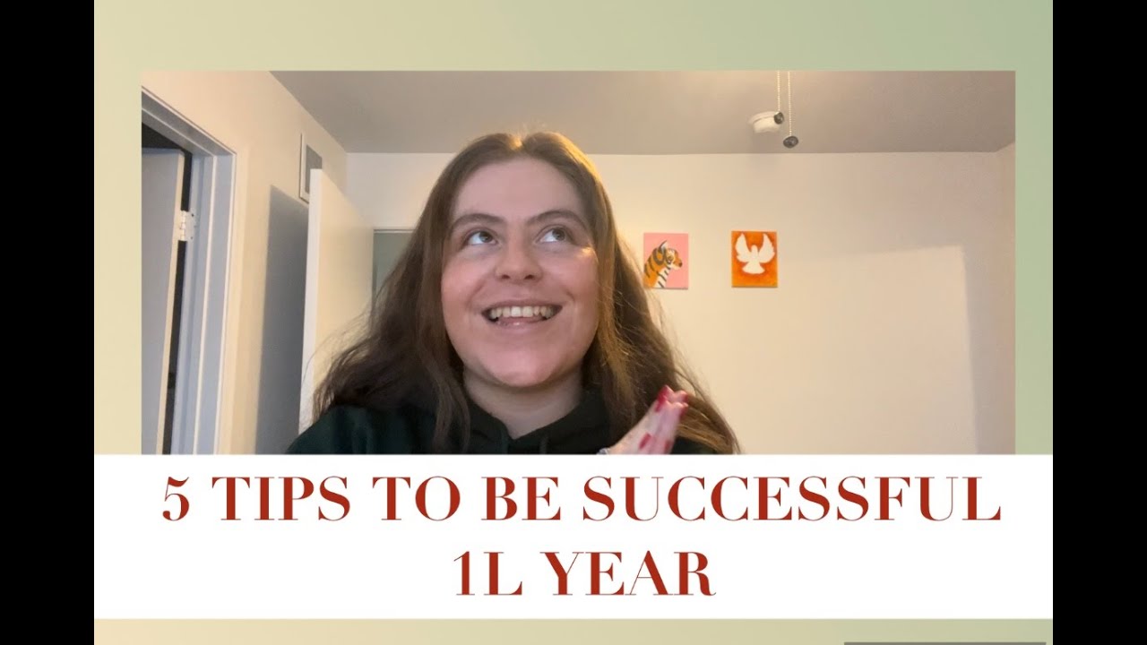5 Tips to be Successful in Law School 1L Year - YouTube