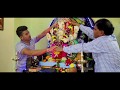 Home ganpati celebration 2018sanket jadhav