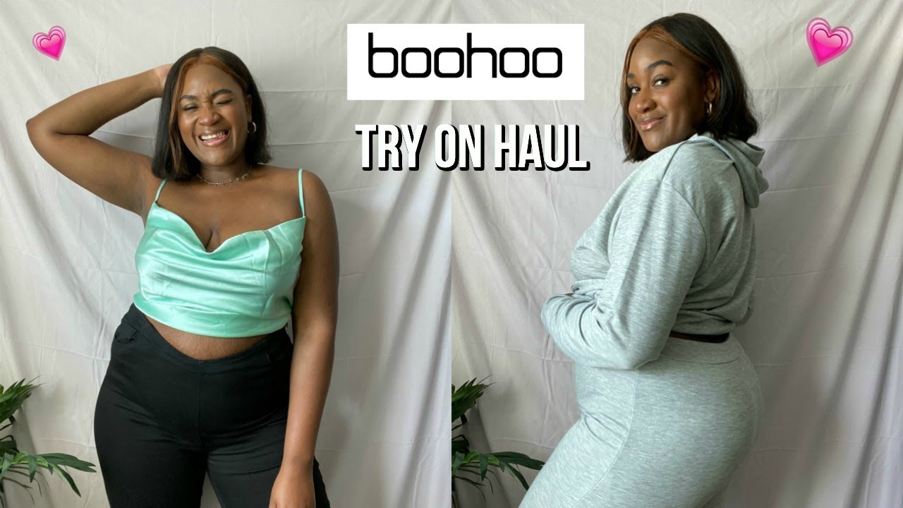 Plus size boohoo try on haul * what is up with the sizing!?* - YouTube