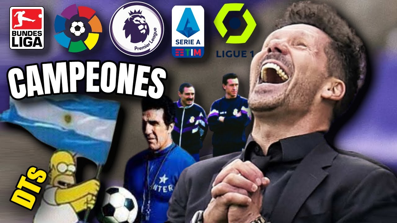 Los DTs argentinos que demostraron lo que saben siendo campeones en las 5 grandes ligas europeas