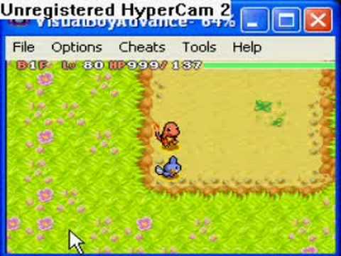 Pokemon Mystery Dungeon Red Rescue Team Gameshark Codes