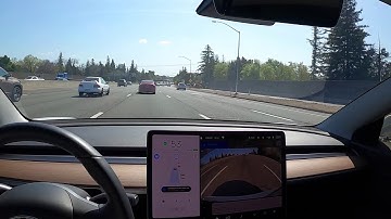 Tesla Model 3 Full Self Driving Home Navigate On Autopilot March 2020