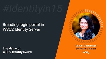 Branding login portal in WSO2 Identity Server 5.11.0 #Identityin15