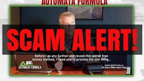 Automata Formula Review - EXPOSED FAKE SCAM ARTIST! Automata Formula App Scam Alert!
