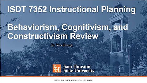 Three Learning Theories Review -- Behaviorism, Cognitivism, and Constructivism