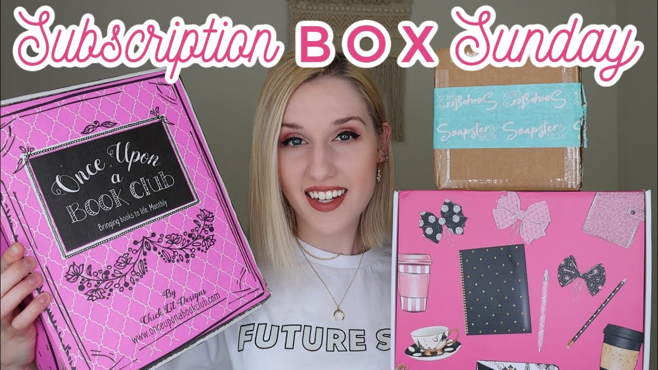 Subscription Box Sunday Vol. 1 April 2021 Journal Junk Box, Soapster Box, Once Upon a