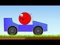 КРАСНЫЙ ШАРИК спешит на паровозик Мультик мультфильм Игры для детей малышей Red Ball