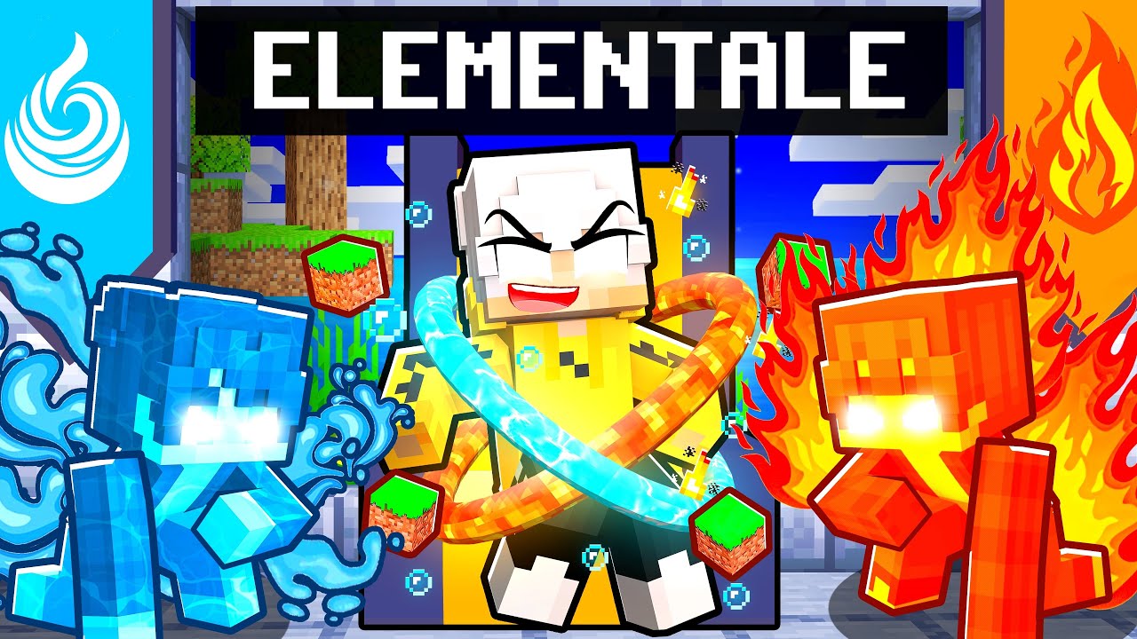 TRASFORMO i MIEI AMICI in ELEMENTALI in Minecraft