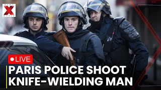 Paris Police Shooting LIVE : Paris Police Shoot and Wound Knife-Wielding Man at Montparnasse Station