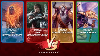 Commander VS S3E6: Arjun vs Yisan vs Erebos vs Kangee [MTG: Multiplayer]