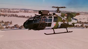 Landing the DCS Gazelle with no tail