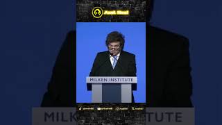 Javier Milei "Es celebrar una idea y una promesa" #javiermilei #libertario #liberalismo