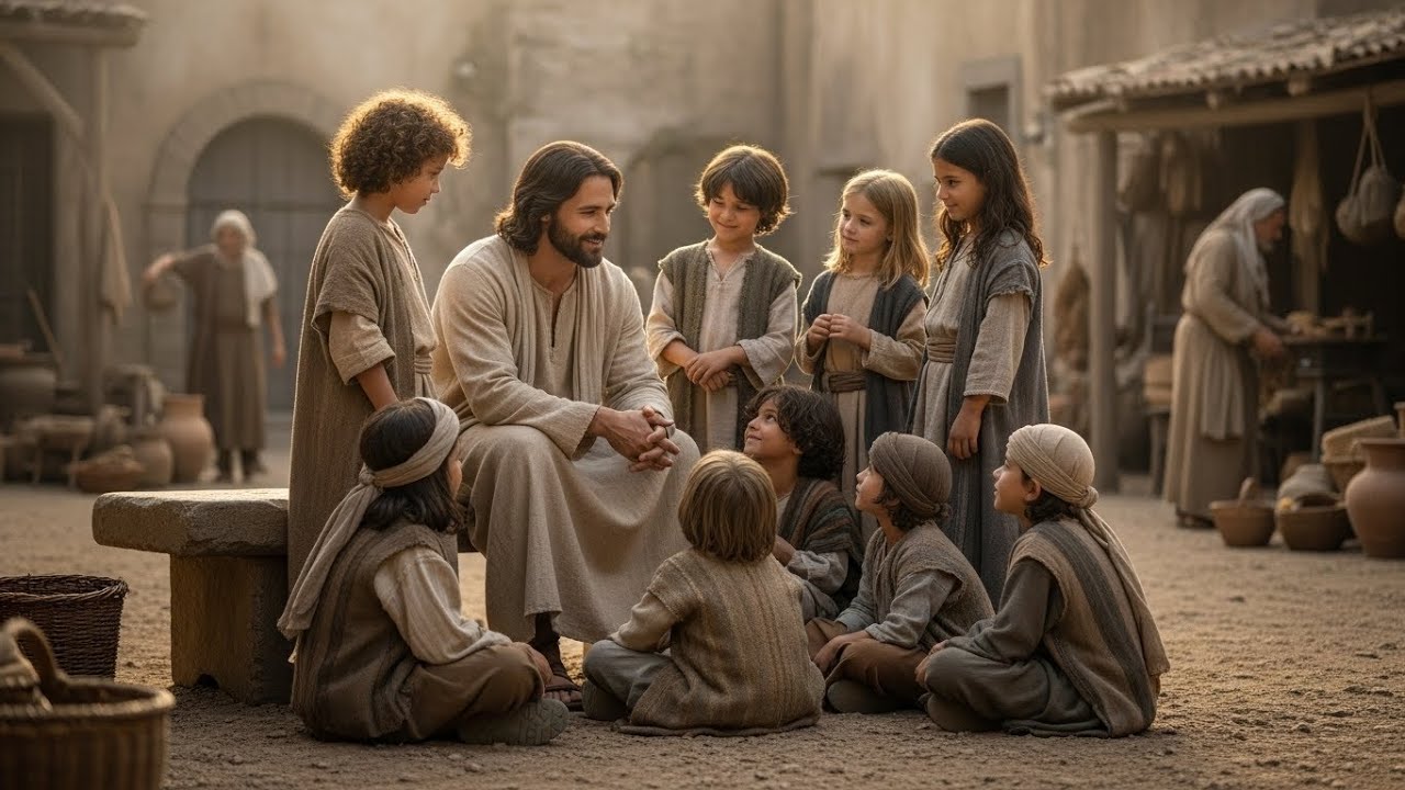 Jesus and the Children | A Beautiful Moment of Love & Compassion