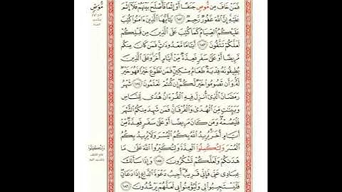 صفحة 28 سورة البقرة برواية شعبة للشيخ عبدالحكيم عبداللطيف - رحمه الله - شيخ عموم المقارئ المصرية