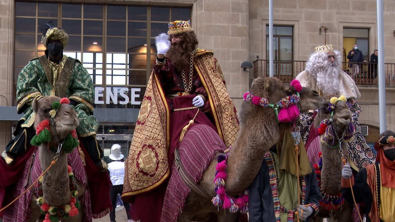 Los Reyes Magos llegan a Galicia en una jornada marcada por la ilusión pese a la pandemia