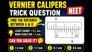 Vernier Calipers Trick Question 🔥 | NEET Physics Measurement PYQ | Least Count Concept