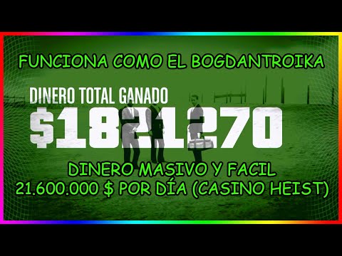 MILLONARIO SUPER RAPIDO CON EL BUG DEL GOLPE AL CASINO SIN PLANEACIONES GTA 5 ONLINE [FUNCIONANDO]