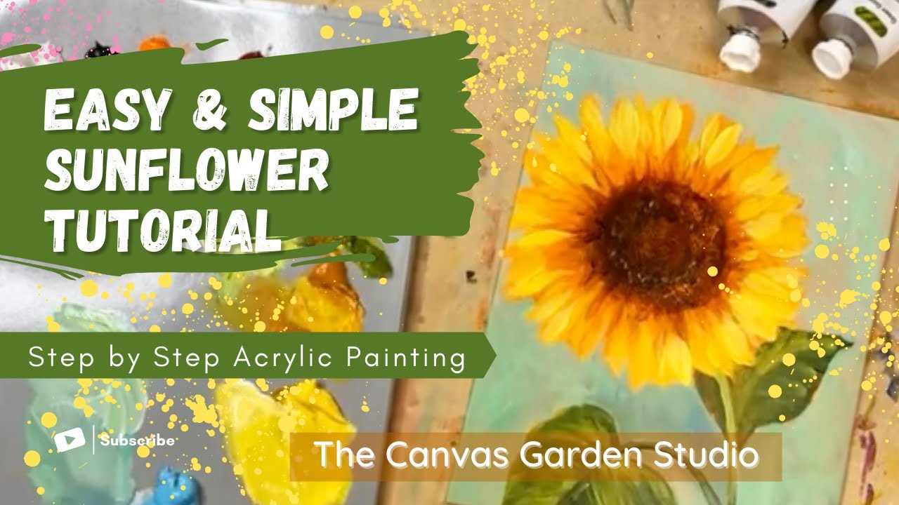 Easy & Simple Sunflower Tutorial