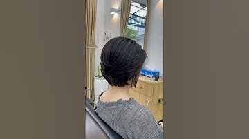 Mẫu cắt Bob layer và duỗi cúp tự nhiên đến từ hairstylist: Nhơn Lê ( team thaiphamhairstudio ) #hair