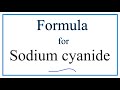 Sodium Cyanide and Periodic Table Concepts