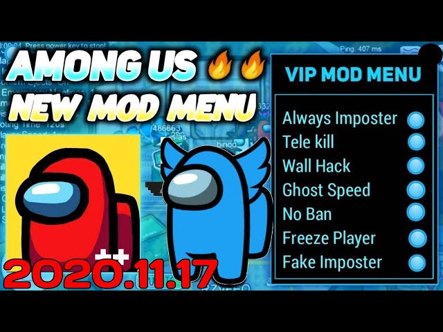 among us hacks mobile mod menu wallhack / X