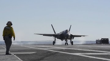 F-35C Lighting Makes First Arrested Landing; SECNAV Declares November Warrior Care Month (HL04)