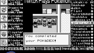 Twitch Plays Pokémon Red Pokedex Complete [Anniversary Edition]