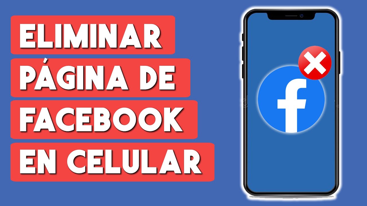 Como Eliminar mi Pagina de Facebook desde el Celular 2024 (ACTUALIZADO
