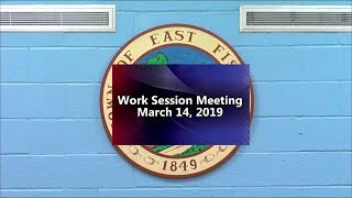 Town Board Work Session Meeting 3-14-19