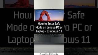 How to Enter Safe Mode on Lenovo PC or Laptop - Windows 11