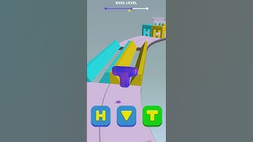 Blob shifter 3d fun race gameplay level boss level
