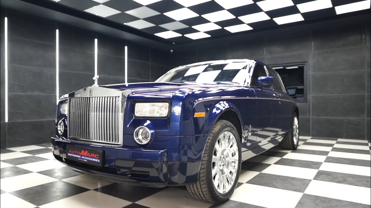 Surface Cure Ceramic Coating on Rolls Royce Phantom & Star Light by