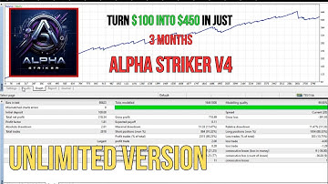 Alpha Striker AI v4 Turn $100 into $450 in Just 3 months Best EA Free Download