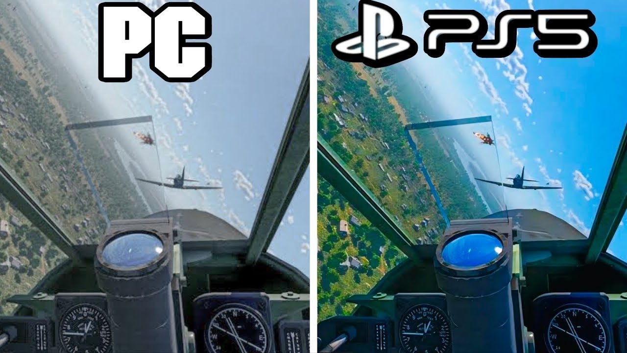 Aces of Thunder PS5 vs PC Graphics Comparison