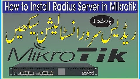 How to Install Radius Server in Mikrotik | Radius Server Complete Setting Step by Step in Hindi/urdu