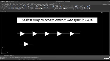 How to create custom line type in CAD? | plumbing line type creation in CAD